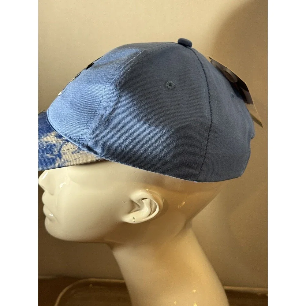 Genuine Snapback Mickey Mouse Blue tie dye Unisex Kids Hat adjustable NWT